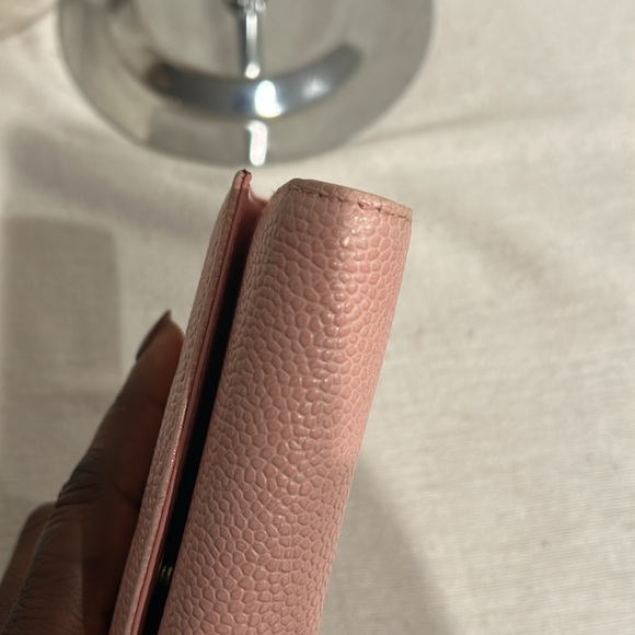 Authentic Chanel Long Wallet Pink Caviar Leather +certificate of authenticity - Picture 11 of 17
